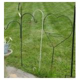 (3) SMALL SHEPHERD HOOKS