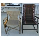 COLLAPSIBLE CAMP CHAIRS