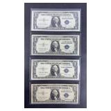 (4) 1935 SILVER CERTIFICATE $1 BILLS