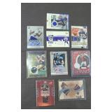 FOOTBALL CARDS SOME W/ SIGNATURES OR MEMORABILIA
