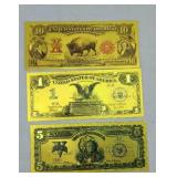 (3) OLD WEST FANTASY BILLS