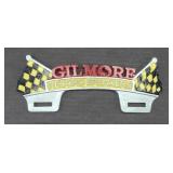 GILMORE RACING LICENSE PLATE SIGN METAL