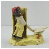 BLACK AMERICANA STATUE CAST IRON