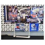 (2) COLTS FLAGS, (4) COLTS POSTERS