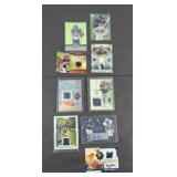 FOOTBALL CARDS SOME W/ SIGNATURES OR MEMORABILIA