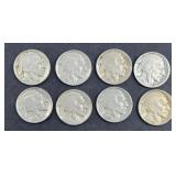(8) BUFFALO NICKELS