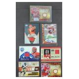 FOOTBALL CARDS SOME W/ SIGNATURES OR MEMORABILIA