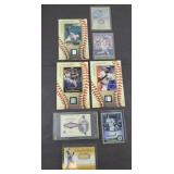 BASEBALL JERSEY CARDS SOME W/ SIGNATURES