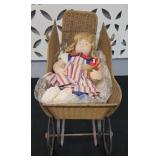 DOLL IN CARRIAGE