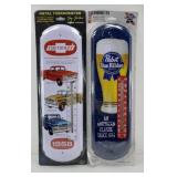 (2) ADVERTISING THERMOMETERS