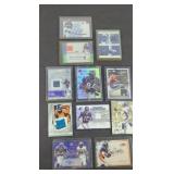 FOOTBALL CARDS SOME W/ SIGNATURES OR MEMORABILIA