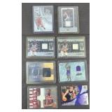 BASKETBALL CARDS W/ MEMORABILIA
