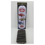 CHEVROLET THERMOMETER & CORN STICK PAN