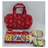 (2) LONGABERGER CHANGE  PURSES & OTHER PURSES