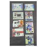 FOOTBALL CARDS SOME W/ MEMORABILIA