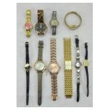 (10) LADIES FASHION WATCHES