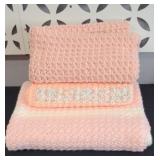 (2) AFGHAN BABY BLANKETS