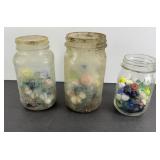 JARS OF MARBLES