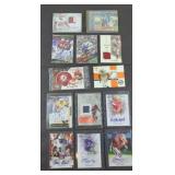 FOOTBALL CARDS SOME W/ SIGNATURES OR MEMORABILIA