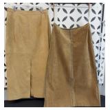 (2) BAGATELLE LEATHER SKIRTS