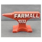 FARMALL CAST IRON ANVIL PAPERWEIGHT