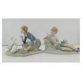 (2) LLADRO STATUES