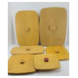 (6) LIDS FOR LONGABERGER BASKET