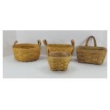 (4) LONGABERGER BASKET