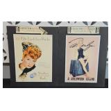 (2) METAL SIGNS, MARILYN MONROE, LUCILLE BALL
