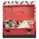 SANDER, SANDPAPER, TOOLBOX