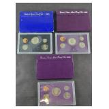 (3) US PROOF SETS 1983, 1989, 1990