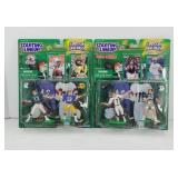 1998 FOOTBALL FIGURINES, MARINO, ELWAY