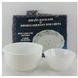 MIXING BOWLS & SERVING PLATTER