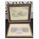 (2) INDIANA UNIVERSITY PENCIL & PRINT