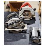 (2) CIRCULAR SAWS & JIG SAW