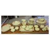 (47 PIECES) FRANCISCAN DISHES, ROSE PATTERN