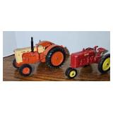 CASE & TRU SCALE TRACTORS, 1/16 SCALE