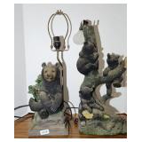 (2) BEAR LAMPS