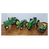 (4) JOHN DEERE TRACTORS BY ERTL