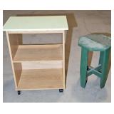 MICROWAVE CART & PLANT TABLE