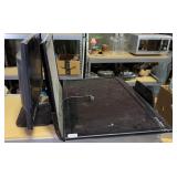 (2) MONITORS & 32 INCH TV