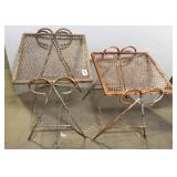 VINTAGE PATIO TABLES, METAL