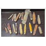 (16) POCKET KNIVES