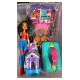 POLLY POCKET DOLLS, WONDER WOMAN & TOYS