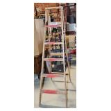6 FOOT WOOD LADDER