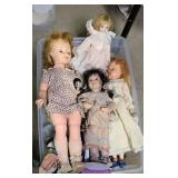 TOTE OF ASSTD DOLLS
