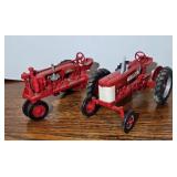 (2) FARMALL BY ERTL DIECAST TRACTORS, 1/16 SCALE