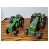 (2) JOHN DEERE DIECAST TRACTORS, 1/16 SCALE