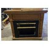 FIREPLACE MANTEL W/ ELECTRIC FIREPLACE