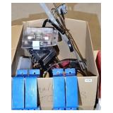 BOX OF HARDWARE & GARDENING SUPPLIES